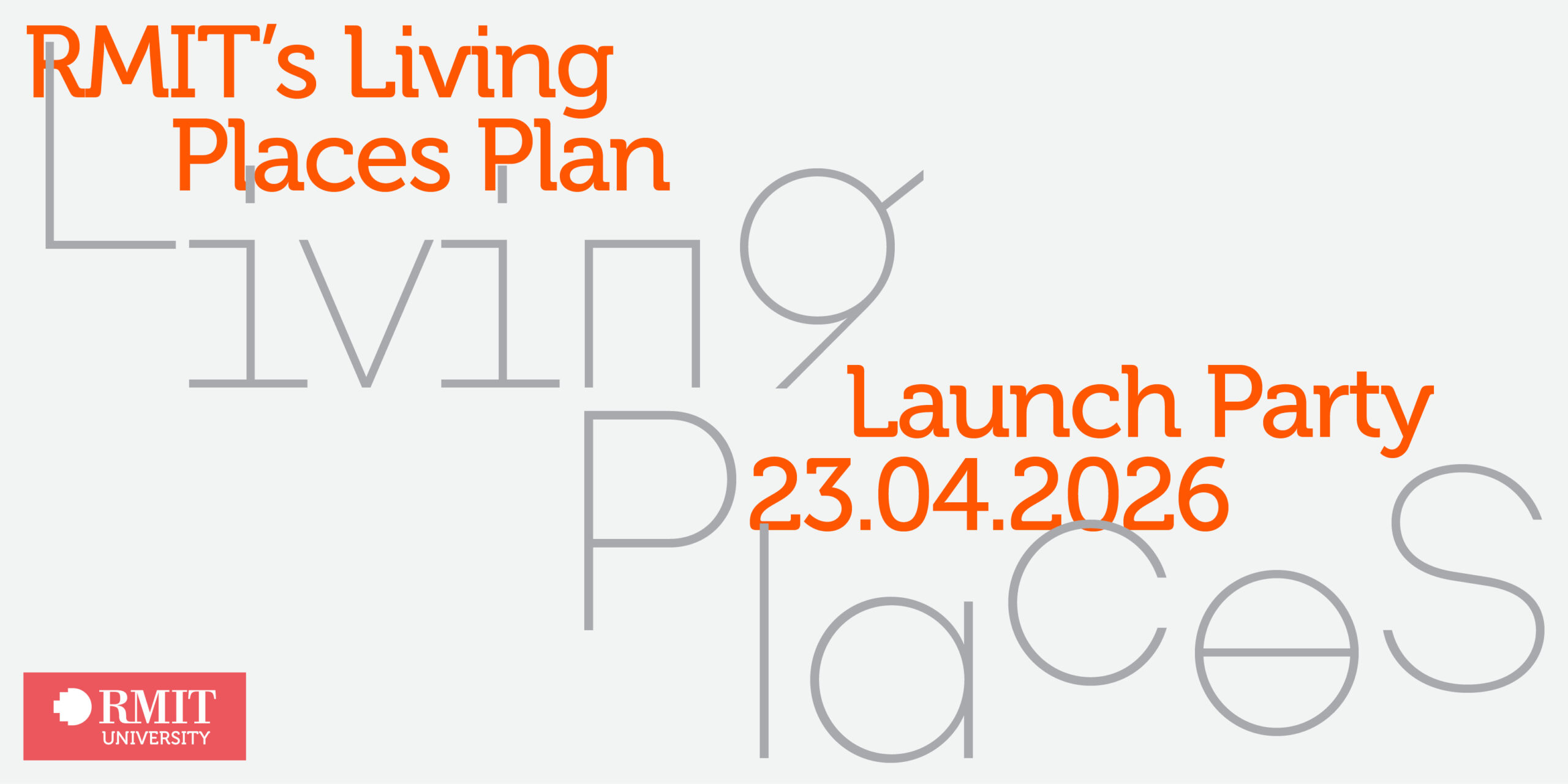 RMIT Living Places Plan Launch
